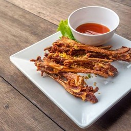 ปากเป็ดทอดกระเทียม