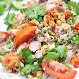 ยำวุ้นเส้นหมูสับ