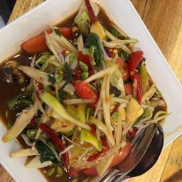 [อร่อยซ่ากับโค้ก] ตำป่า +  โค้ก ออริจินัล (ขวด) 