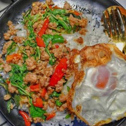 กระเพาะ หมูสับ