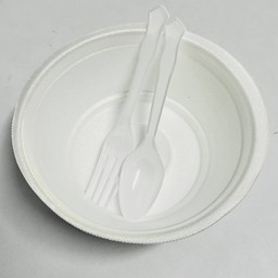 (ชุด) ช้อน+ซ่อม+ถ้วยโฟม