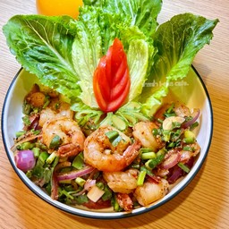 ลาบกุ้งสะดุ้งเด้ง