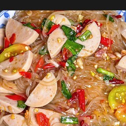 ตำเส้นเล็กหมูยอ