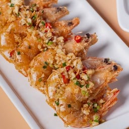 กุ้งแชบ๊วยทอดพริกเกลือ