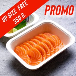 🔥Pro🔥upsize free 50 g-Salmon sashimi size M (15 pcs)