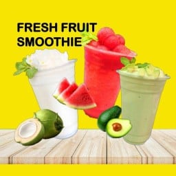 น้ำผลไม้สดปั่น ชายหาดชะอำ