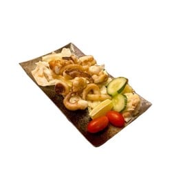 13. หนวดปลาหมึกผัดเนย Squid tentacles with butter soy sauce ゲソバター