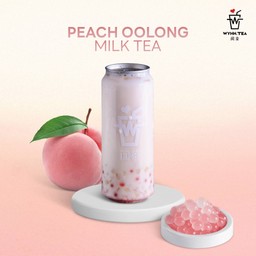 ชานมอู่หลงพีช