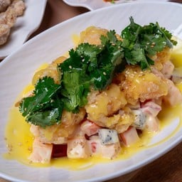 กุ้งทอดครีมสลัด