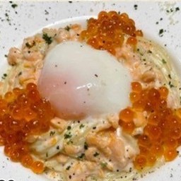 6545.Salmon Ikura Pasta