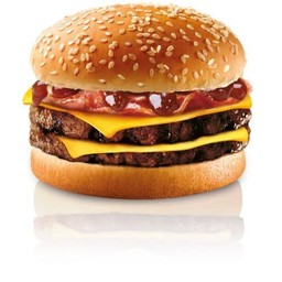 BBQเบคอนดับเบิ้ลชีสเนื้อ