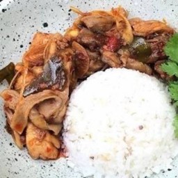 ข้าวต้มยำไก่ผัดแห้ง [27]