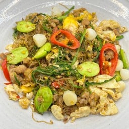 ผัดสามฉุนหมูสับ