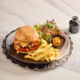 เบอร์เกอร์ถั่วแดง