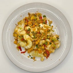 ไข่หมึกทอดกระเทียม