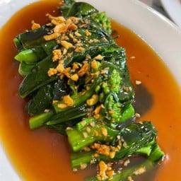 คะน้าฮ่องกงผัดน้ำมันหอย