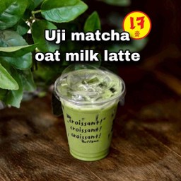 Oat milk matcha latte