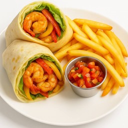 Spicy Shrimp Wrap