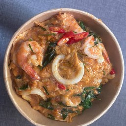 ข้าวหมกทะเลไข่ข้น