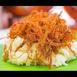 ข้าวเหนียวหมูฝอย