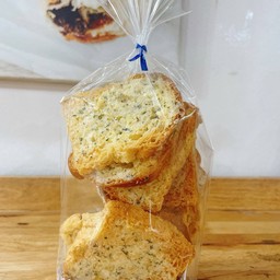 ปังกรอบกระเทียม(แผ่นหนา)