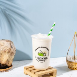 มะพร้าวเผาสมูทตี้(ไม่ใส่นม)