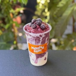 บลูเบอรี่สมูทตี้-โยเกิร์ต