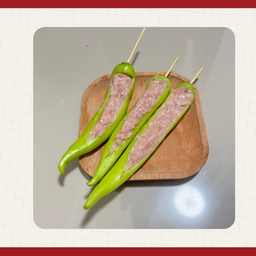 พริกหยวกยัดไส้หมูสับ