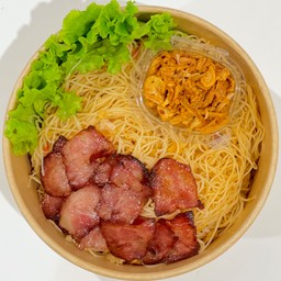 หมี่คลุก เบคอน