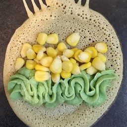 สังขยาใบเตย+ข้าวโพด