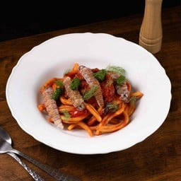 Mantis Shrimps Pasta with spicy Nduja cream