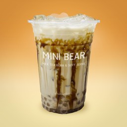 นมโอ๊ตน้ำตาลแดงเจไข่มุกมินิแบร์