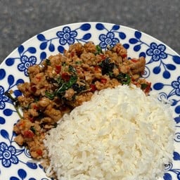 ข้าวกะเพราหมูสับ