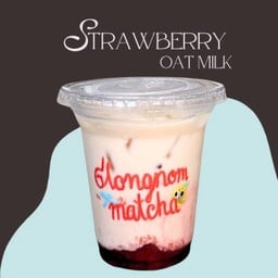 Oat milk strawberry
