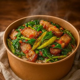 ข้าวกะเพราหมูกรอบ