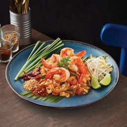 ผัดไทยกุ้งสด