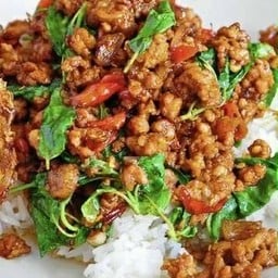 ข้าวกระเพราหมูสับ