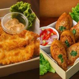 ขนมปังหน้าหมู & ไก่ทอดหน้าโรงเรียน สาขาสายไหม