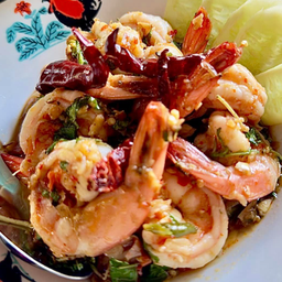 กะเพรากุ้ง (กับข้าว)