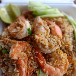 ข้าวผัด กุ้งสด
