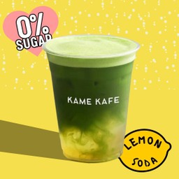 SUN FLOWER (matcha lemon soda)