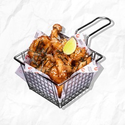 กุ้ง+ปลาหมึก ชุบแป้งทอด