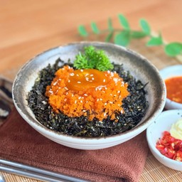 ข้าวด้งไข่ดองลาวา สาหร่ายไข่กุ้ง (Size S)