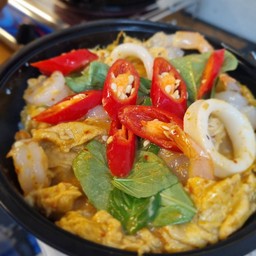 ข้าวห่อหมกทะเลไข่ข้น