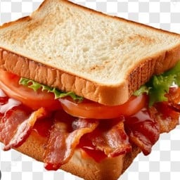 Smoked bacon sandwich