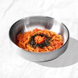 อุด้งผัดกิมจิไข่กุ้ง