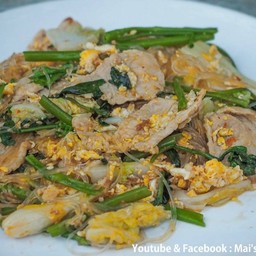 สุกี้แห้งหมู