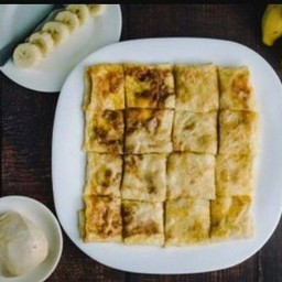 โรตี กล้วยใส่ไข่ + ชาชัก