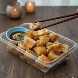 เผือกทอด ผสม ปอเปี๊ยะทอด