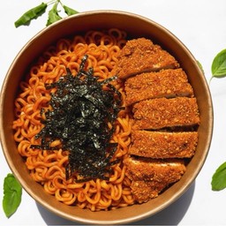 มาม่าเผ็ดเกาหลี&ไก่กรอบสไปรซี่